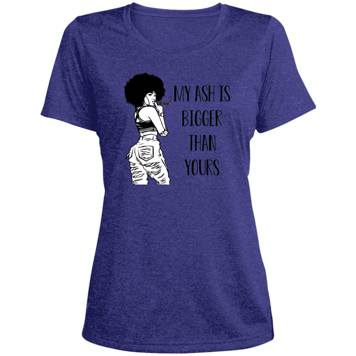 LST360 Ladies' Heather Scoop Neck Performance Tee