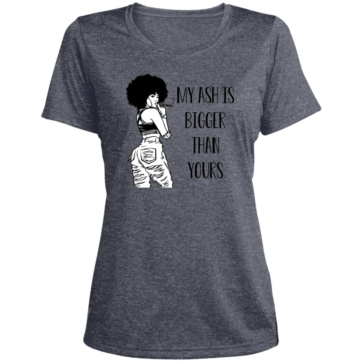 LST360 Ladies' Heather Scoop Neck Performance Tee
