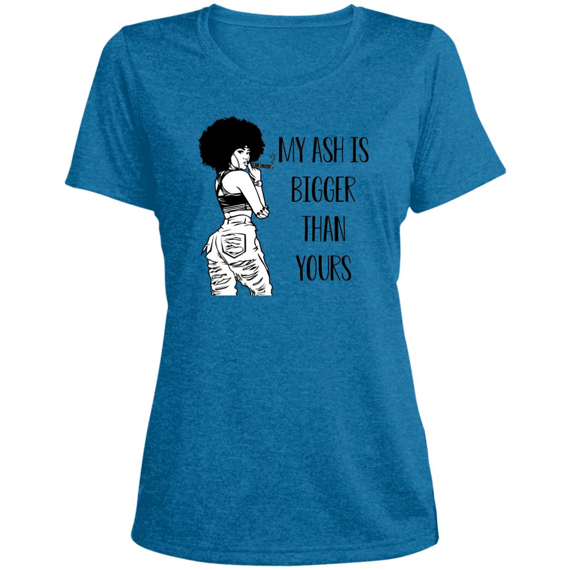 LST360 Ladies' Heather Scoop Neck Performance Tee